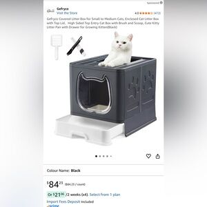 Gefryco cat litter box NEW